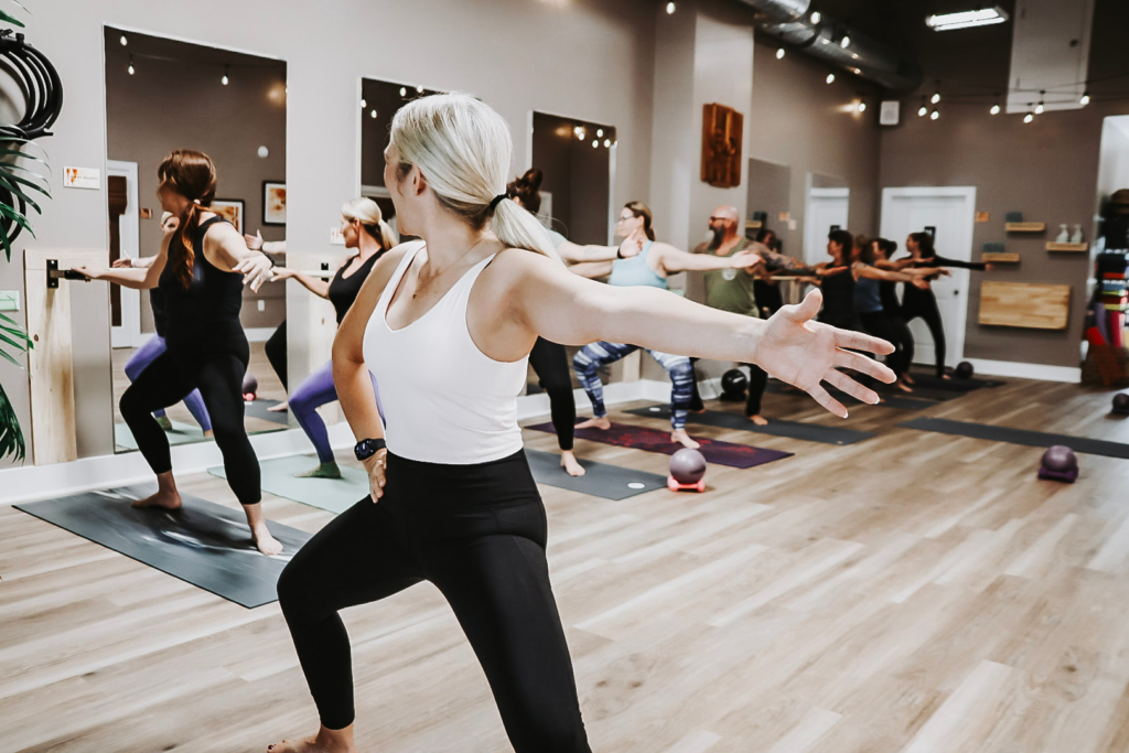 all levels yoga pilates barre class Johns Island SC